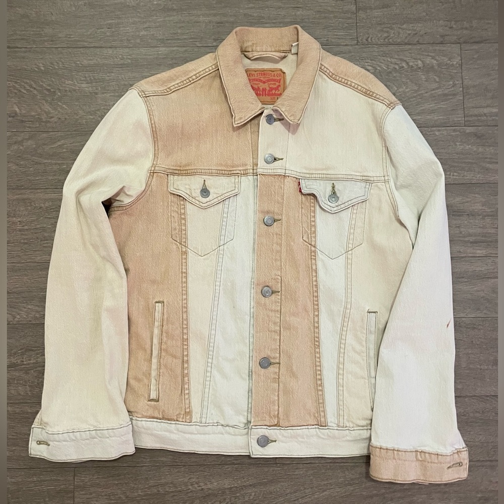 Levi’s tri tone Trucker denim jacket size large